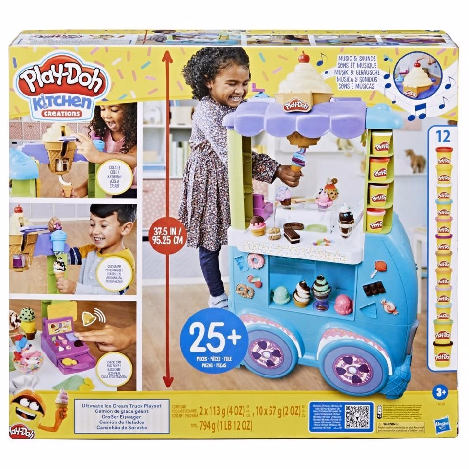 HASBRO F1039 ПЛЭЙ ДО ГРУЗОВИК ДЛЯ МОРОЖЕНОГО