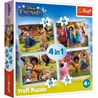Trefl 34615 Puzzles 4In1 Disney Encanto