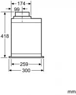 Вытяжка полновстраиваемая Bosch DHL585B