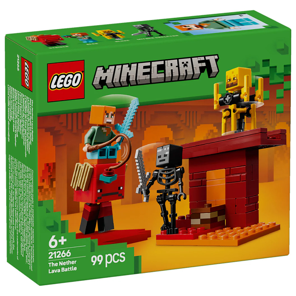 Конструктор Lego Minecraft The Nether Lava Battle 21266 от 6+ лет photo 1 Конструктор Lego Minecraft The Nether Lava Battle 21266 от 6+ лет photo 1