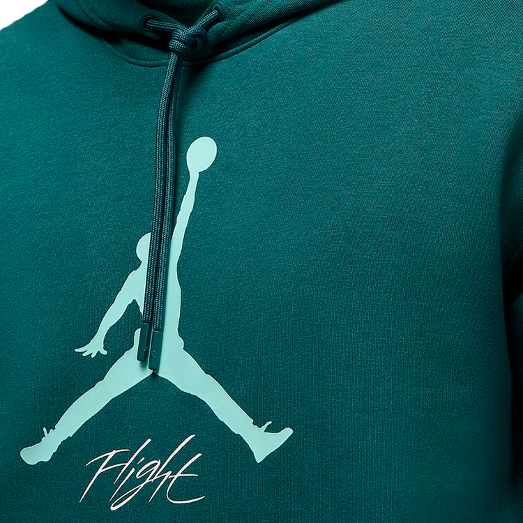Мужская Толстовка Nike M J ESS FLC BASELINE HOODIE M Зеленый photo 4