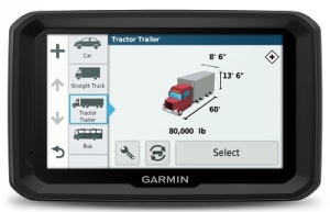 GARMIN dezl 580LMT-D Truck Navigator, Licence map Europe + Moldova, 5.0" LCD (480*272), 16GB, MicroSD, 3D junction view/Attraction, Customized Truck Routing, Truck-specific POIs and Services, IFTA, Up Ahead, Hours of Service, up to 2 hours, 234g thumbnav 1