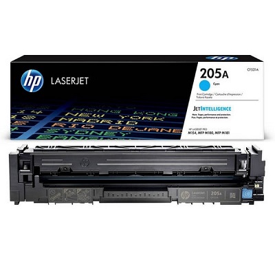 HP 205A Cyan Original LaserJet Toner Cartridge (up to 900 pages), for HP Color LaserJet Pro M180n, M181fw photo 1