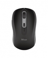 Trust Duco Wireless Mouse, Dual Connect USB-C / USB, 2.4GHz, Micro receiver, 800/1600/2400 dpi, 6 button, dual connect micro-receiver with both USB-C and standard USB connector, Black thumbnav 1