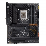 ASUS TUF GAMING Z690-PLUS D4, Socket 1700, 15 Phases, Intel® Z690 (13/12th Gen CPU), CPU graphics, HDMI, DP, Dual 4xDDR4-5333, 3xPCIe x16 5.0, 4xSATA3, RAID, 4xM.2 4.0, 2xPCIe x1, 1xPCIe x4, ALC1200/SPDIF, 2.5GbE LAN, 1xUSB-C 3.2 Gen2x2, 2xUSB 3.2Gen2, 5x thumbnav 1