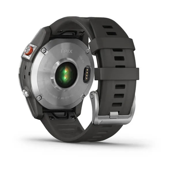 Garmin epix (Gen 2) Slate Steel with Silicone Band photo 3