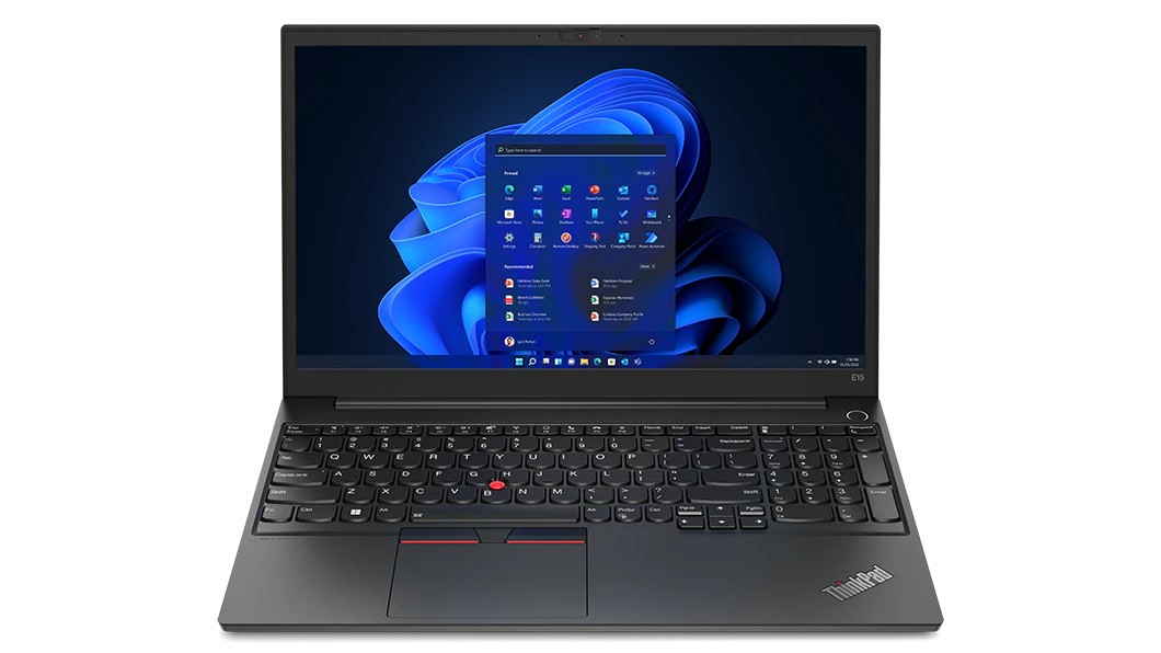 Lenovo ThinkPad E15 Gen4 - 15.6" FHD IPS AG 300nits (AMD Ryzen™ 7 5825U, 16GB DDR4-3200, 512GB SSD M.2 2242 PCIe NVMe, Integrated AMD Radeon Graphics, WiFi6+BT5.1, TPM, FPR, Backlit KB, LAN, HDMI, FHD + IR Cam, 65W USB-C, BT 57Wh, Dos, Aluminum Top, Black photo 1