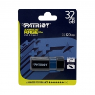 32GB USB3.2  Patriot Supersonic Rage Lite Black, Retractable design (Up to 120MB/s Read Speed) thumbnav 7
