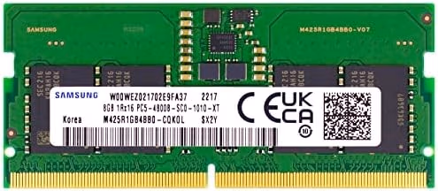8GB DDR5-5600 SODIMM  Samsung, PC5-44800, CL40, 1Rx16, 1.1V, Bulk (M425R1GB4BB0-CWMOD) 