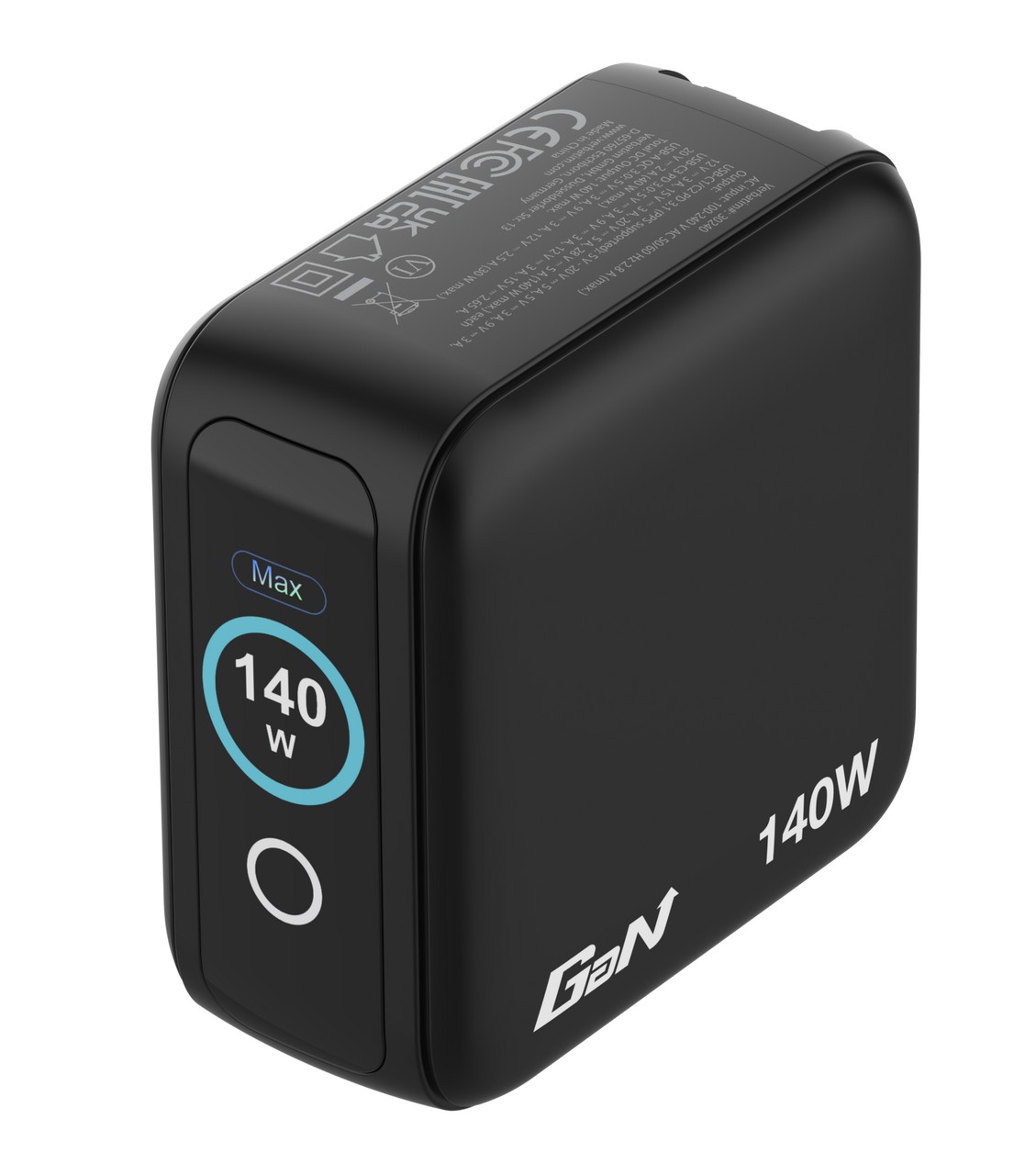 Incarcator USB Verbatim Mini GaN Charger with Display 140W photo 1