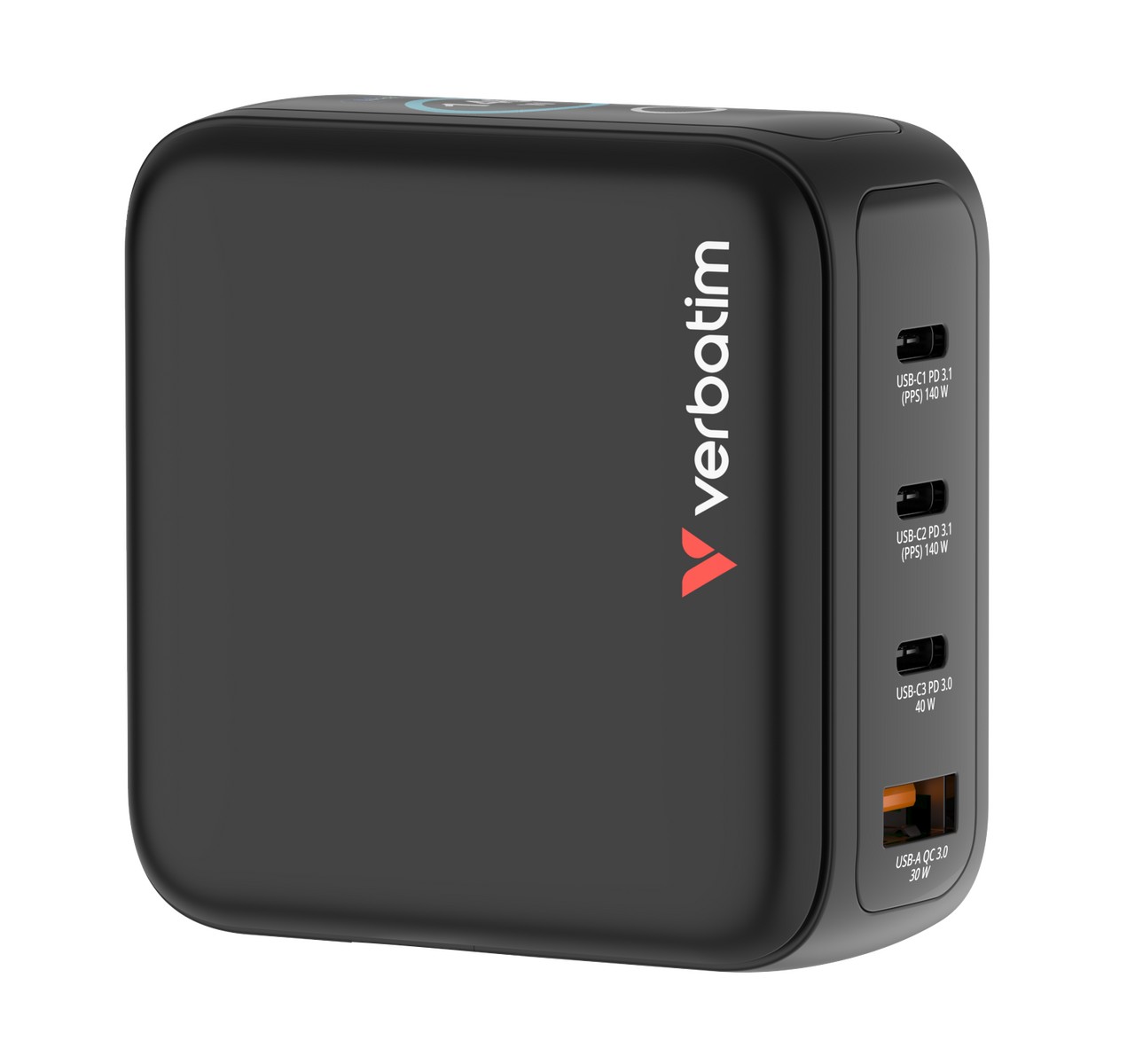 Incarcator USB Verbatim Mini GaN Charger with Display 140W photo 3