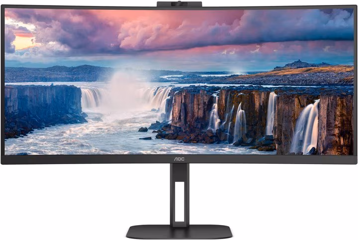 34.0” Монитор AOC CU34V5CW/BK/ Curved/ 21:9/ 4K