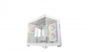 Carcasa DEEPCOOL CG330 3F WH / w/oPSU / Side panel / 3x A-RGB 120mm, 1x140mm / ATX thumbnav 1