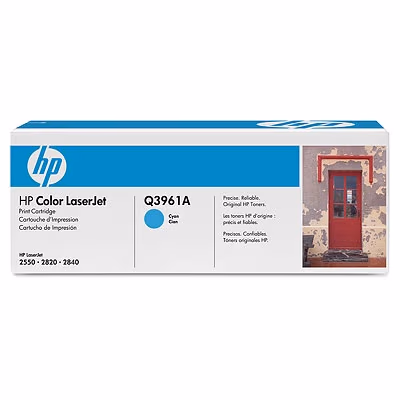 HP 122A (Q3961A) Cyan Cartridge for HP LaserJet 2840, 2550, 2820, 4000 p.