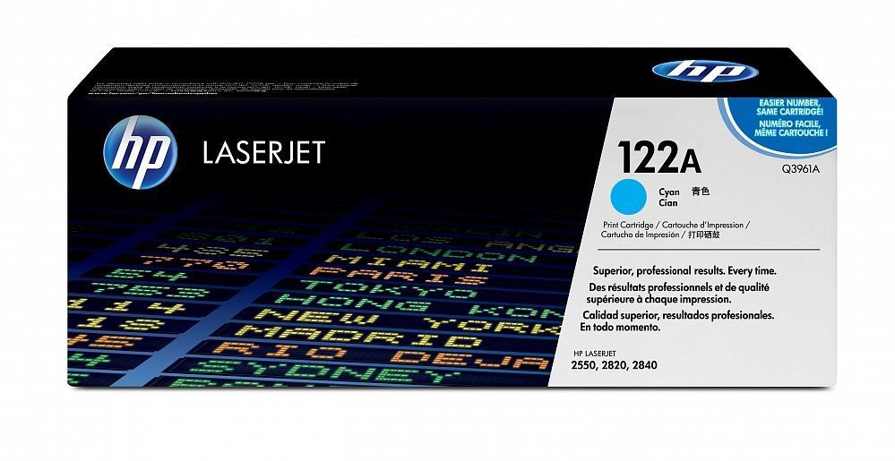 HP 122A (Q3961A) Cyan Cartridge for HP LaserJet 2840, 2550, 2820, 4000 p. photo 2