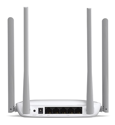 Wireless Router MERCUSYS MW325R / N300 / Wi-Fi4 / 1WAN+3LAN / 4 external antennas photo 2