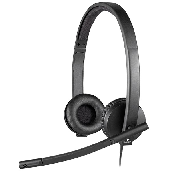 Наушники Logitech H570e / Stereo / Black photo 2
