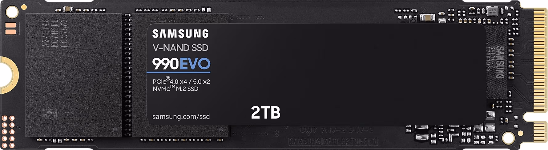 M.2 NVMe SSD Samsung SSD 990 EVO  / 2.0TB  / PCIe4.0 x4 / 5.0 x2, NVMe 2.0 