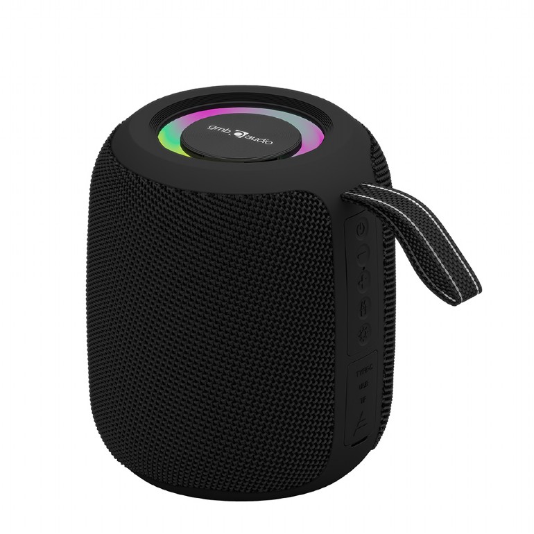 Boxa portabila Gembird SPK-BT-LED-05-BK/ 8W / Bluetooth / microSD / USB / 1200 mAh photo 1 Boxa portabila Gembird SPK-BT-LED-05-BK/ 8W / Bluetooth / microSD / USB / 1200 mAh photo 1