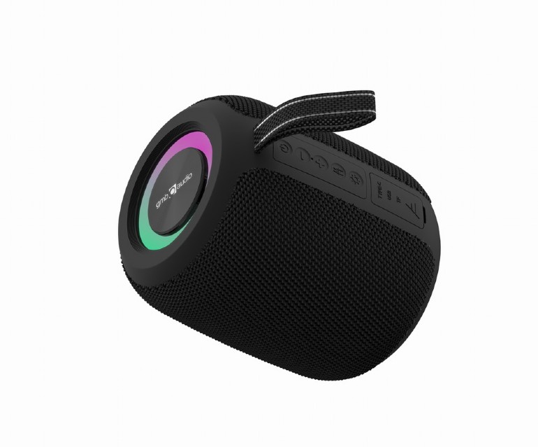 Boxa portabila Gembird SPK-BT-LED-05-BK/ 8W / Bluetooth / microSD / USB / 1200 mAh photo 4