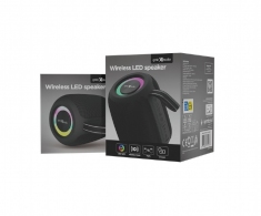 Boxa portabila Gembird SPK-BT-LED-05-BK/ 8W / Bluetooth / microSD / USB / 1200 mAh thumbnav 6
