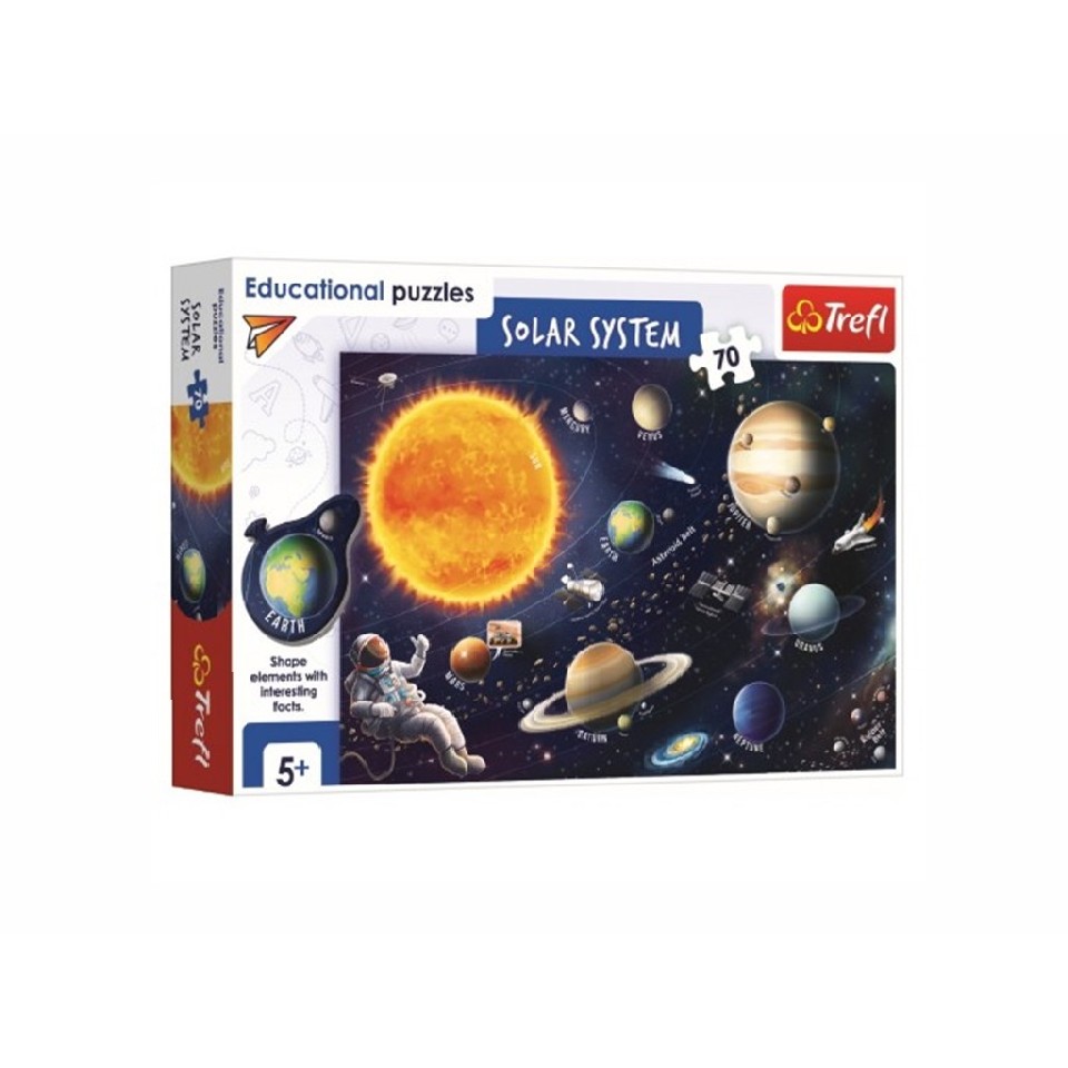 Trefl Puzzles - 70 Educational Solar system photo 1