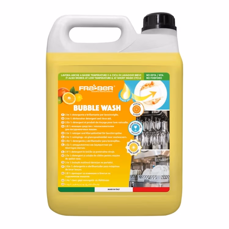 Detergent cu aid de clatire p/u MSV, 2 in 1 BUBBLE WASH GEL 5L  