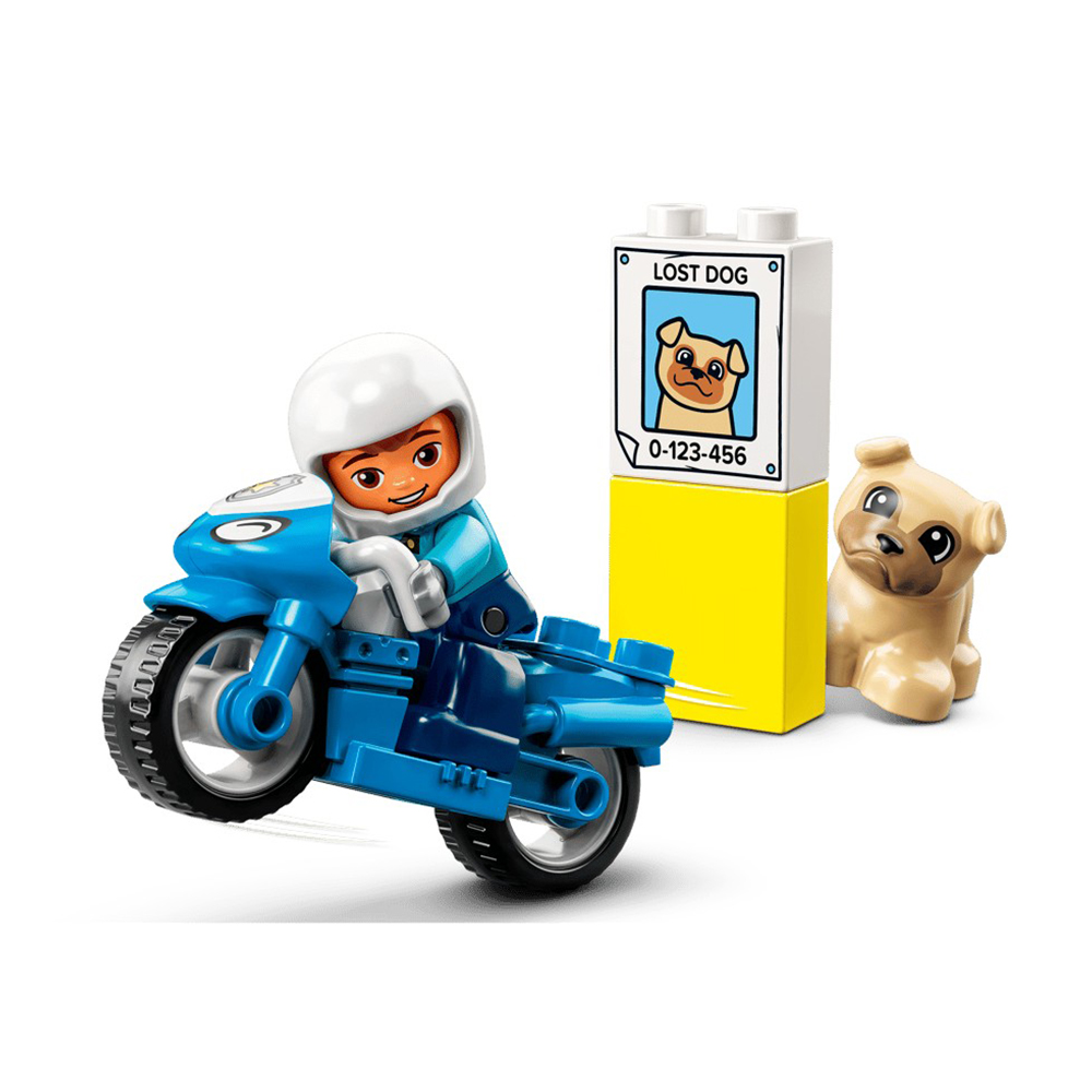 Constructor Lego Duplo Police Motorcycle 10967 de la 2+ ani photo 4