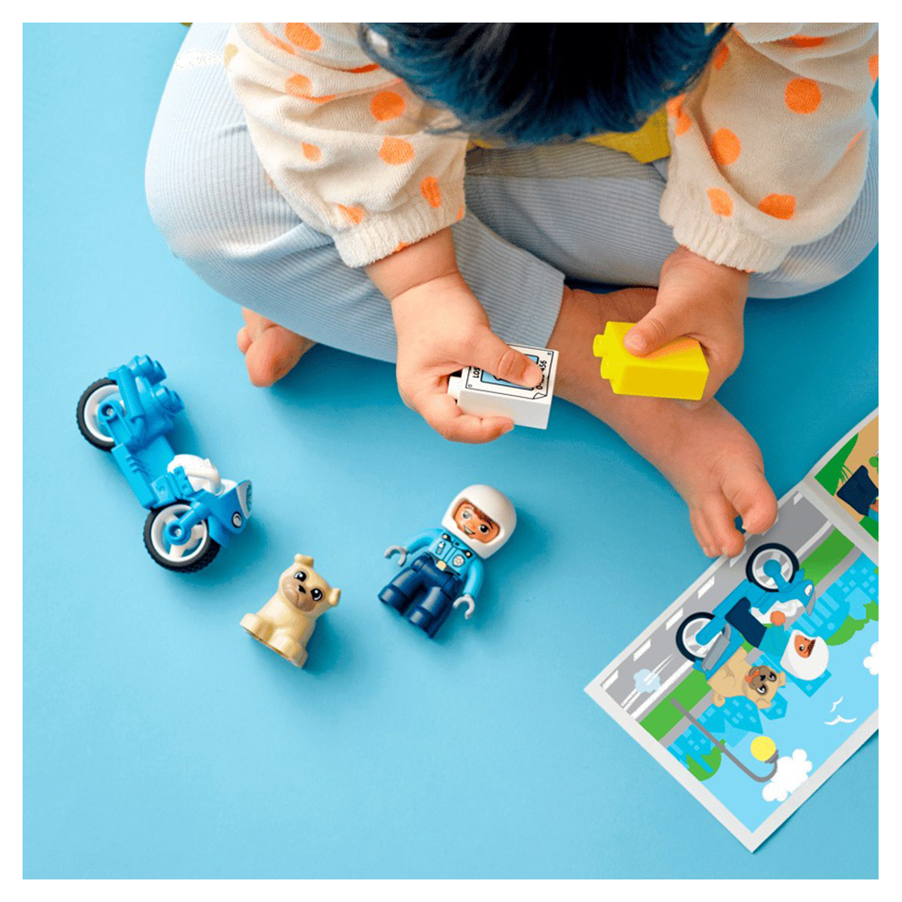 Constructor Lego Duplo Police Motorcycle 10967 de la 2+ ani photo 7