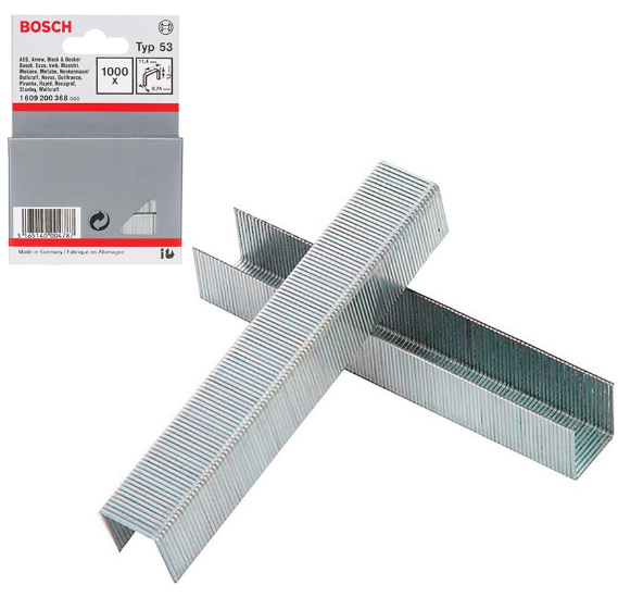 Скобы для степлера Bosch 1000x12 / PTK, 1609200367 photo 1 Скобы для степлера Bosch 1000x12 / PTK, 1609200367 photo 1