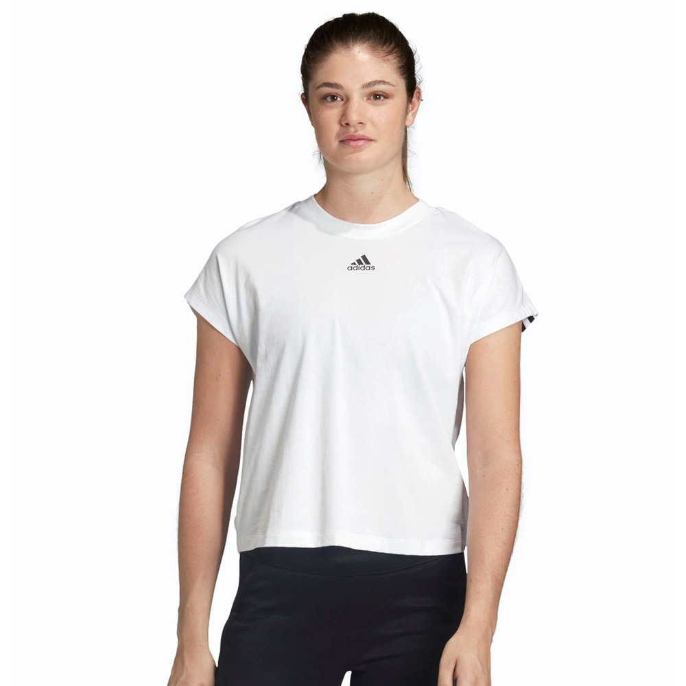 Adidas W MH 3S Tee 2XS Белый Женский photo 3