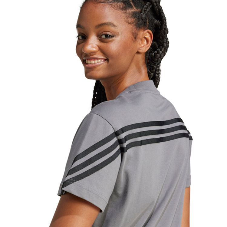 Tricou Adidas W FI 3S TEE XXS Gri Femei photo 3