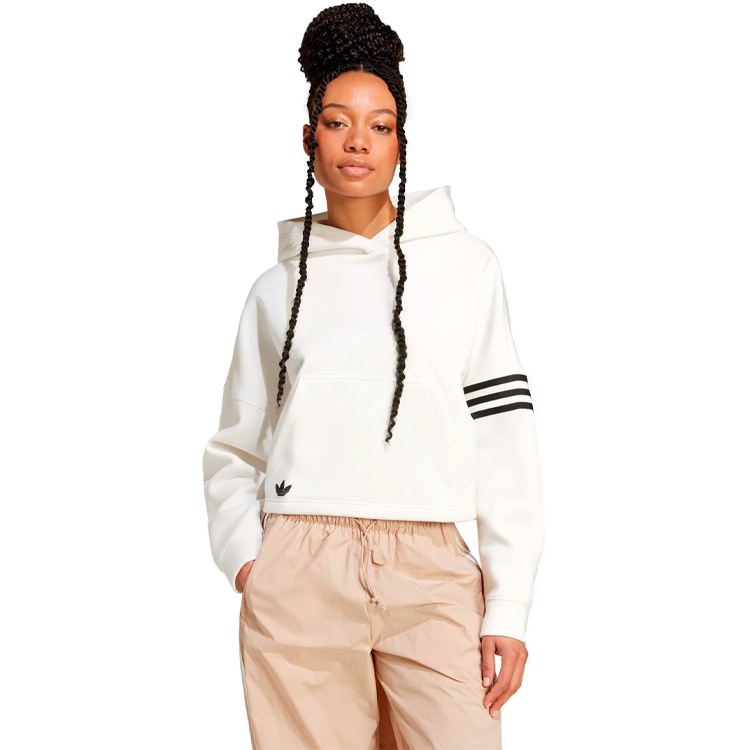 Толстовка Adidas NEUCL HOODIE XXS Белый Женский photo 3