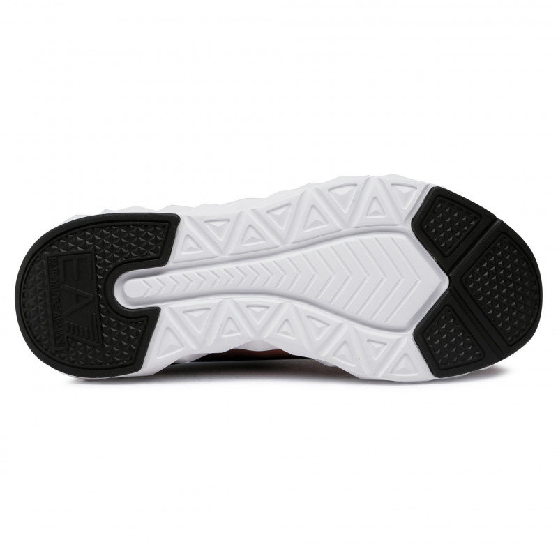 Кроссовки EA7 EMPORIO ARMANI SNEAKER PU CALF+NUBU / Унисекс / / Черный/Розовый photo 6