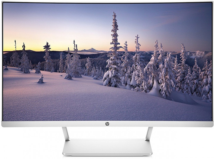 27.0" HP VA LED 27 Curved Display Borderless Silver (5ms, 3000:1, 300cd, 1920x1080, 178°/178°, HDMI, DisplayPort, 1800R, AMD Free-Sync, Audio Line-out, VESA) photo 1
