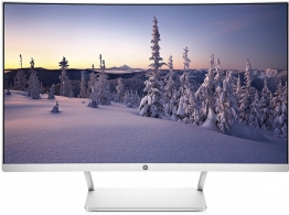 27.0" HP VA LED 27 Curved Display Borderless Silver (5ms, 3000:1, 300cd, 1920x1080, 178°/178°, HDMI, DisplayPort, 1800R, AMD Free-Sync, Audio Line-out, VESA) thumbnav 1