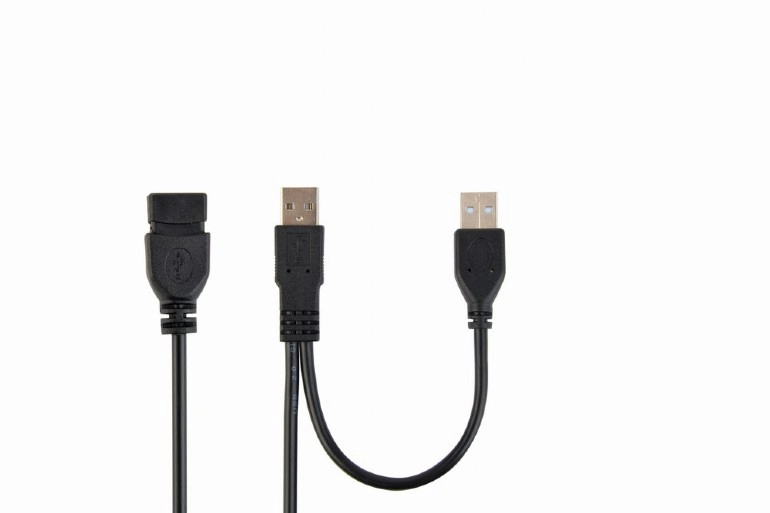 Cable USB CCP-USB22-AMAF-6, Dual USB 2.0 A-plug A-socket 1.8m extension cable