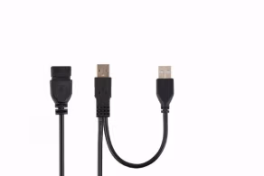 Cable USB CCP-USB22-AMAF-6, Dual USB 2.0 A-plug A-socket 1.8m extension cable