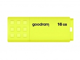 16GB USB2.0 Goodram UME2 Yellow, Plastic, Anti-slip design (Read 20 MByte/s, Write 5 MByte/s)