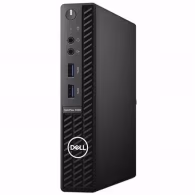 DELL OptiPlex 3080 MFF lntel® Core® i5-10500T, 8GB (1X8GB) DDR4, M.2 256GB PCIe NVMe SSD, Intel Integrated Graphics, Discrete TPM, USB mouse MS116, USB KB216, 65W AC Adapter, Win10Pro, 3Y Warranty, Black.