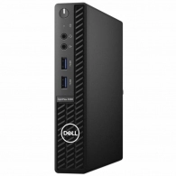 DELL OptiPlex 3080 MFF lntel® Core® i5-10500T, 8GB (1X8GB) DDR4, M.2 256GB PCIe NVMe SSD, Intel Integrated Graphics, Discrete TPM, USB mouse MS116, USB KB216, 65W AC Adapter, Win10Pro, 3Y Warranty, Black.