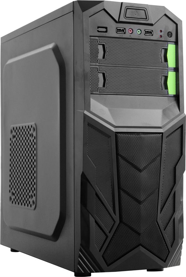 ATOL PC1047MP - Gamer #4 v12: Intel Quad-Core i3-10105F 4C/8T 3.7-4.4GHz/ MB H510M/ RAM 8GB DDR4 2666/ SSD 2.5" 128GB + 3.5" HDD 1.0TB/ VGA GeForce GT1030 2GB GDDR5/ Case HPC B-25 ATX/ PSU 550W, OS Linux photo 1
