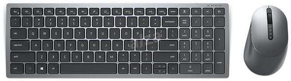 Dell Premier Multi-Device Wireless Keyboard and Mouse - KM7120W - Russian (QWERTY), Dual mode RF 2.4 GHz and Bluetooth 5.0, Scroll wheel (programmable: left tilt, click, right tilt), 1600 dpi,  3-Year Advanced Exchange Service. photo 1