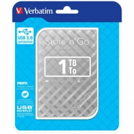 2.5” HDD Extern Verbatim ”Store 'n' Go” / USB3.0 / 1.0TB / Silver thumbnav 4