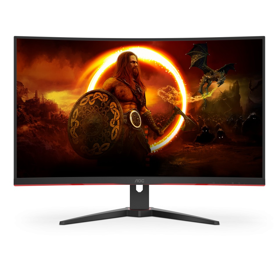 31.5” Игровой Монитор AOC C32G2ZE/BK / Curved / 1ms / 240Hz / Black photo 1