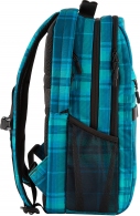 16.1” NB Backpack - HP Campus XL Tartan Plaid Backpack - Extra-Padded Floating Laptop Pocket, a Double-Coil, Lockable Zipper, Rain-repellant Material. thumbnav 3