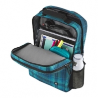 16.1” NB Backpack - HP Campus XL Tartan Plaid Backpack - Extra-Padded Floating Laptop Pocket, a Double-Coil, Lockable Zipper, Rain-repellant Material. thumbnav 4
