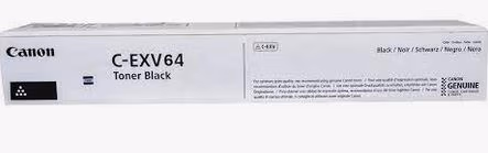 Toner Canon C-EXV 64 Black (38000 pages 5%) for Canon imageRUNNER Advance DX C3922i/26i/30i/35i.