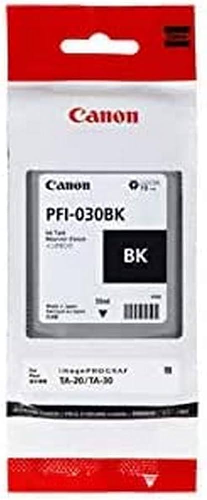 Ink Cartridge Canon PFI-030 Black, black, 55ml for TM240,TM340. photo 1 Ink Cartridge Canon PFI-030 Black, black, 55ml for TM240,TM340. photo 1