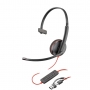 Casti Poly Blackwire 3210 / USB-C / Black thumbnav 1